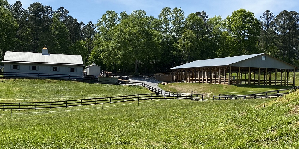 Barn & Arena View